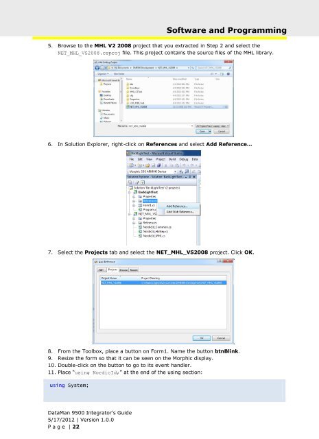 DataMan 9500 Integrator's Guide - Bci GmbH