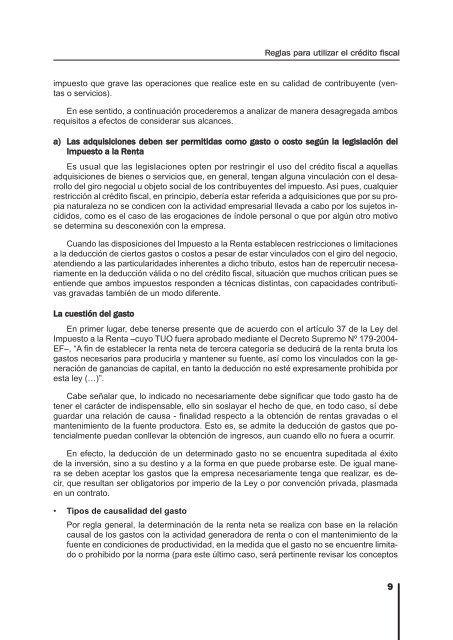 5-Reglas para utilizar el crédito fiscal