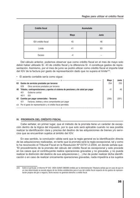 5-Reglas para utilizar el crédito fiscal