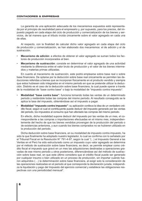 5-Reglas para utilizar el crédito fiscal