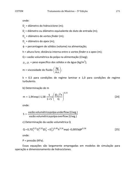 Tratamento de Minérios