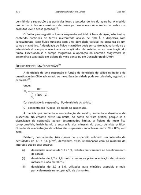 Tratamento de Minérios