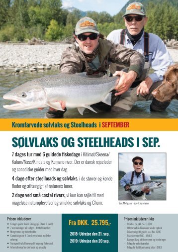 Sølvlaks og steelheads i Kitimat i september