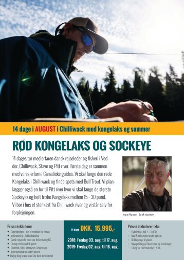 Chilliwack - rød kongelaks i august