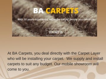 Carpet Repairs and Installation Sydney