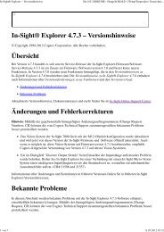 In-Sight® Explorer 4.7.3 - Bci  GmbH