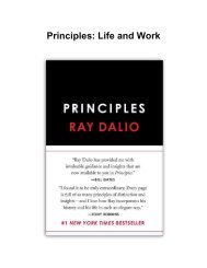 Principles: Life and Work