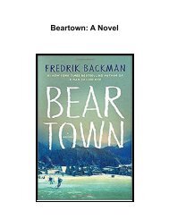 Beartown: A Novel