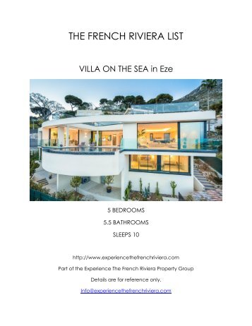 Villa on the Sea - Eze