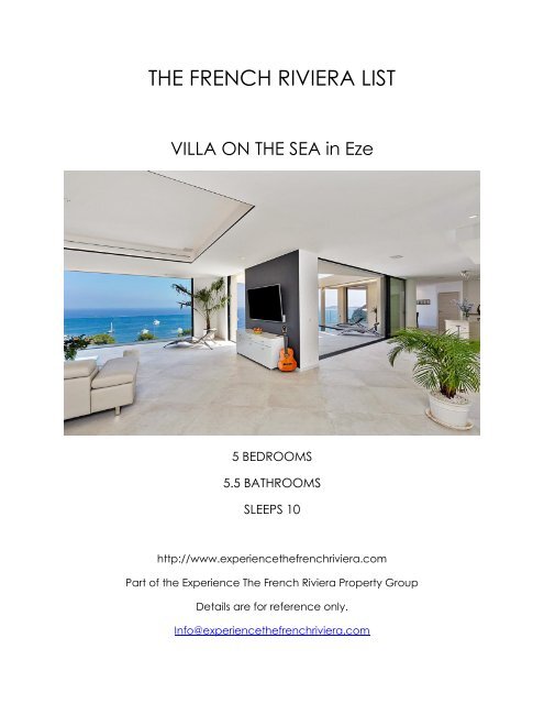 Villa on the Sea - Eze