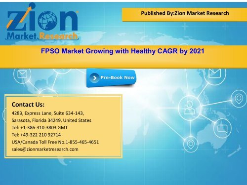 Global FPSO Market, 2015 – 2021
