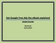 Get Google Free Ads the eBook explained