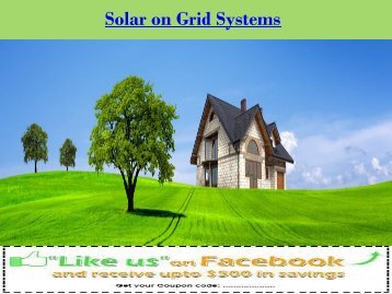 Solar on Grid Systems