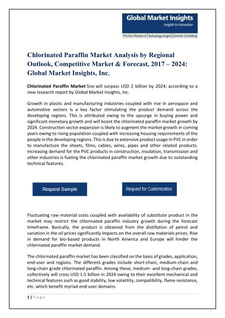 PDF-Chlorinated Paraffin Market