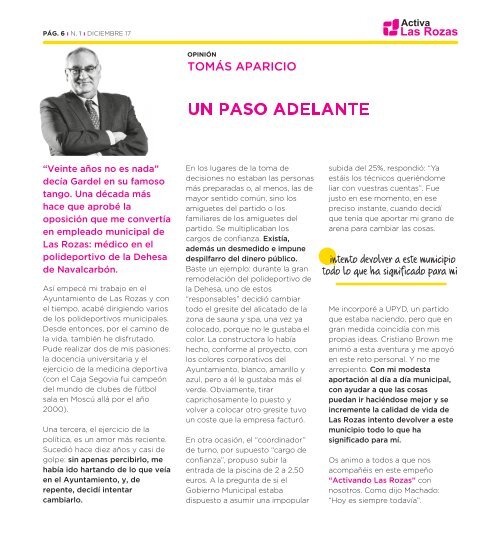 REVISTA INFORMATIVA ACTIVA LAS ROZAS