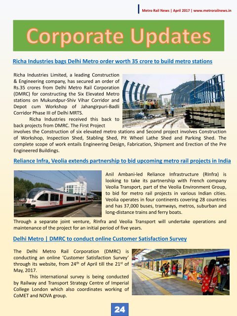 Metro Rail News April 2017