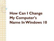 How Can I Change My Computer Name In Windows 10