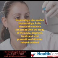 Hematologist Email List