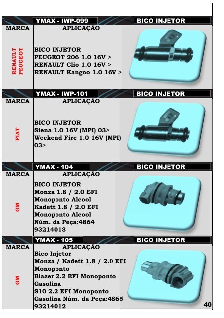 CATALOGO CASA DA INJEÇÃO