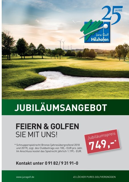 JGP Magazin 2017 Jura Golf Park