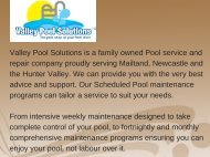 Swimming pool equipment Maitland