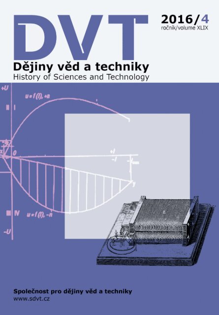Dějiny věd a techniky 2016, 4