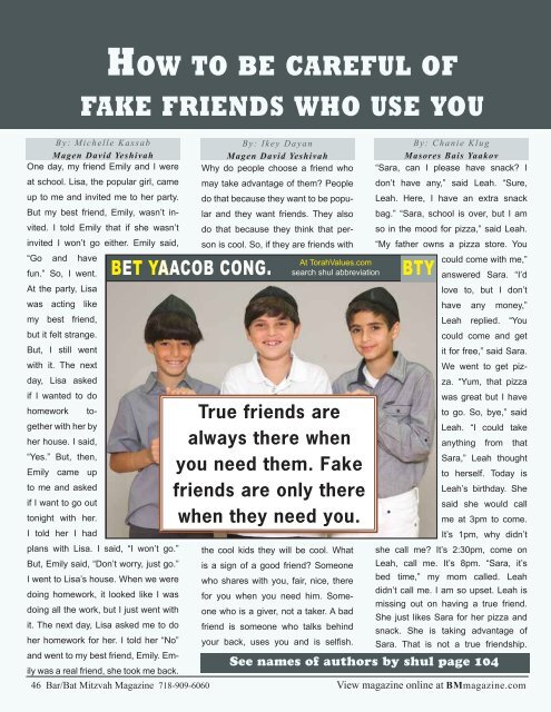 Bar Mitzvah Magazine 2013