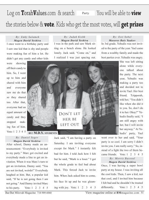 Bar Mitzvah Magazine 2011