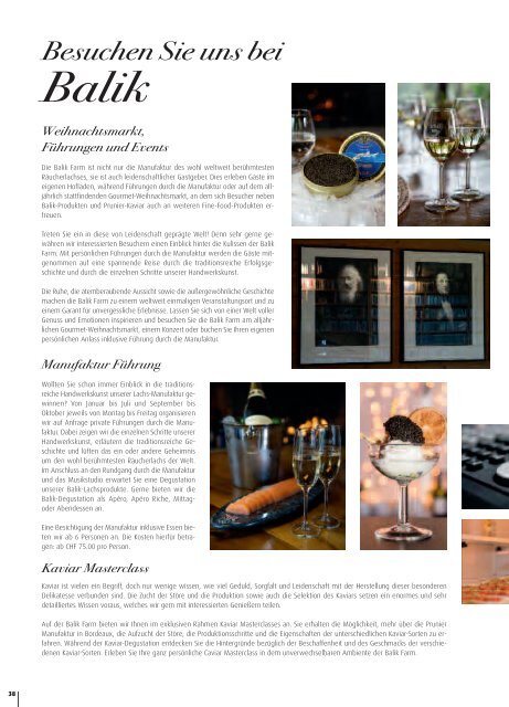Caviar House & Prunier Versandmagazin 2018