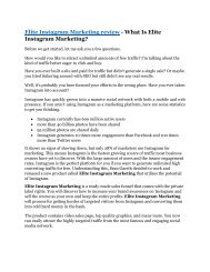 Elite Instagram Marketing review and (COOL) $32400 bonusesbonus