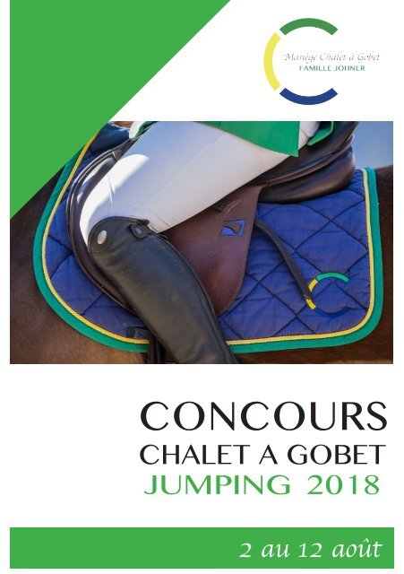 Manègu du Chalet-à-Gobet - Jumping 2018 - Sponsoring