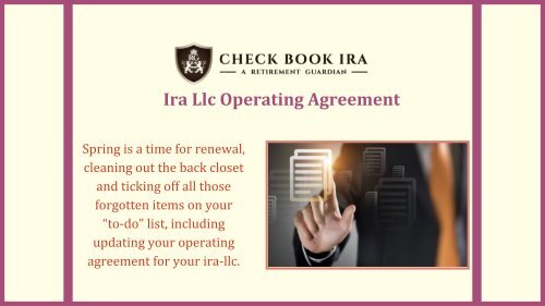   Self Directed Ira Llc Rules | Checkbook Ira Llc                    