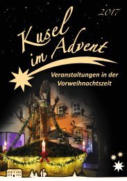 Kusel im Advent 2017 - Alle Infos