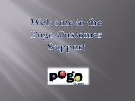 Pogo Customer Support Phone Number 1-888-322-4058 Toll-free