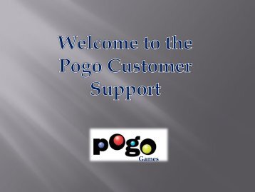 Pogo Customer Support Phone Number 1-888-322-4058 Toll-free