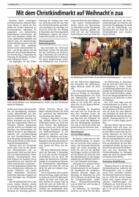 2. Advent 2017 Simbacher Anzeiger