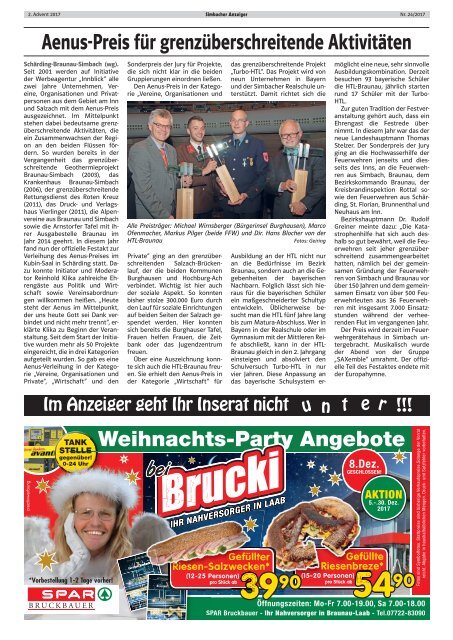 2. Advent 2017 Simbacher Anzeiger