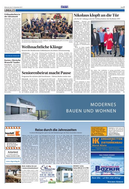 Wochen-Kurier 50/2017 - Lokalzeitung für Weiterstadt und Büttelborn