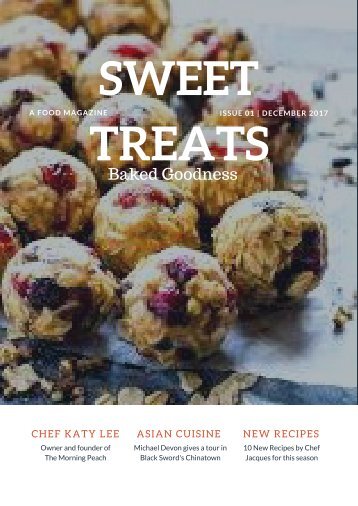 Sweet Treats - Baked Goodness Cook book