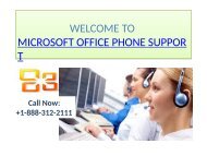 Microsoft  office contact number +1-888-312-2111