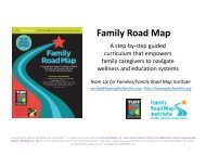 About Family Road Map