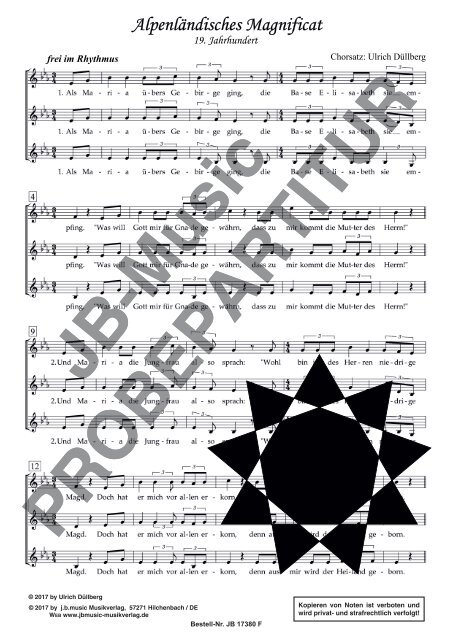 Alpenländisches Magnificat (für Frauenchor SSA)