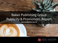 Baker Publishing Group - December 2017 Report