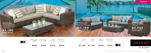 Archipelago Outdoor Living - Outdoor Furniture Perth - Catalogue 2017