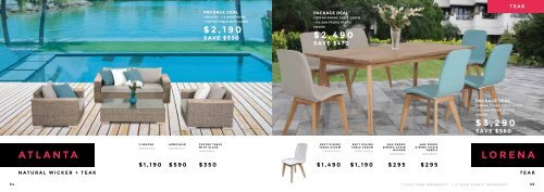 Archipelago Outdoor Living - Outdoor Furniture Perth - Catalogue 2017