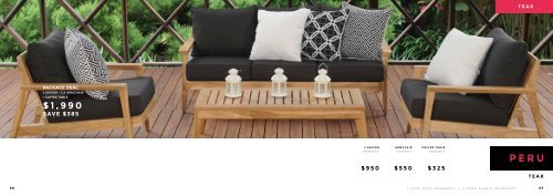 Archipelago Outdoor Living - Outdoor Furniture Perth - Catalogue 2017