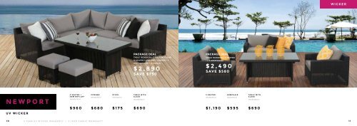 Archipelago Outdoor Living - Outdoor Furniture Perth - Catalogue 2017