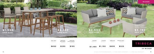 Archipelago Outdoor Living - Outdoor Furniture Perth - Catalogue 2017