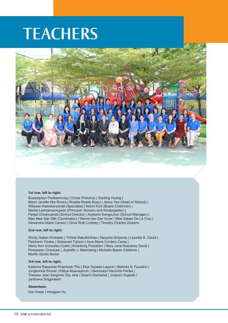 Yearbook AY 2016-2017 (Suvarnabhumi campus)