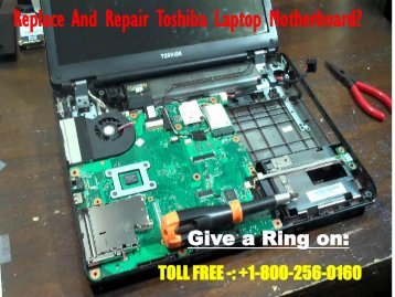 Replace And Repair Toshiba Laptop Motherboard